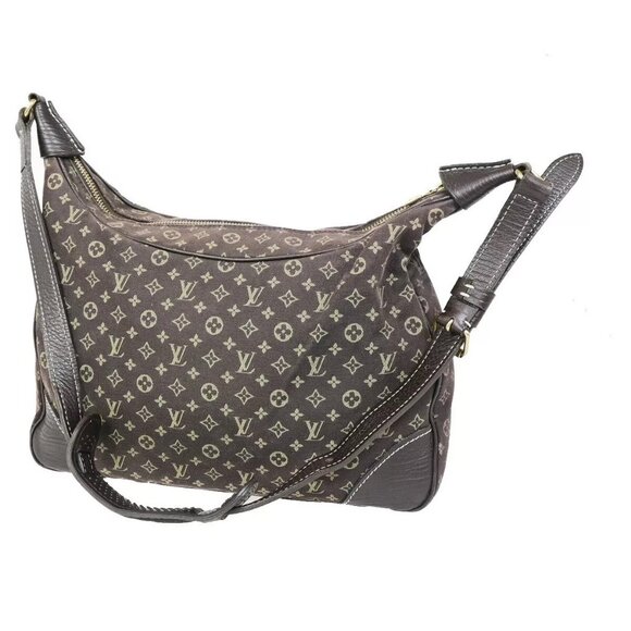 LOUIS VUITTON Boulogne 30 Shoulder Bag Monogram Mini Lin Canvas - Picture 1 of 15